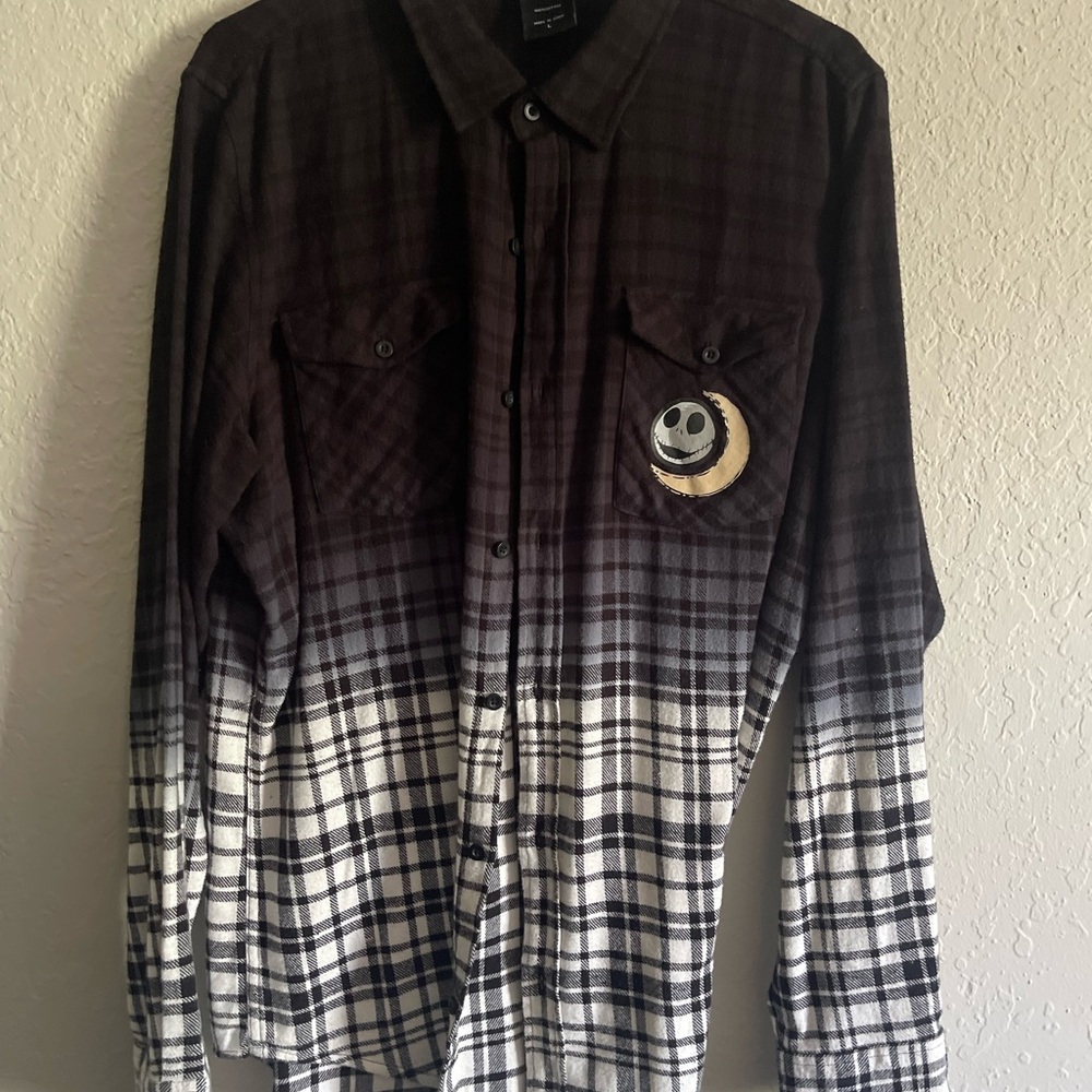 Boxlunch NBC Plaid Gradient Button Down Shirt with Character Patch